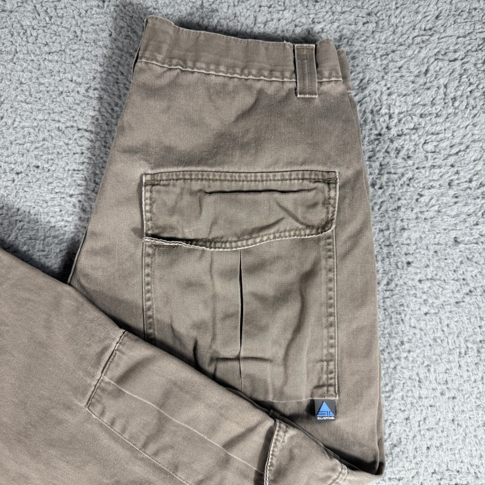 Y2K Vintage Levi's Silvertab Cargo Pants Size **30x29 Baggy Wide-Leg